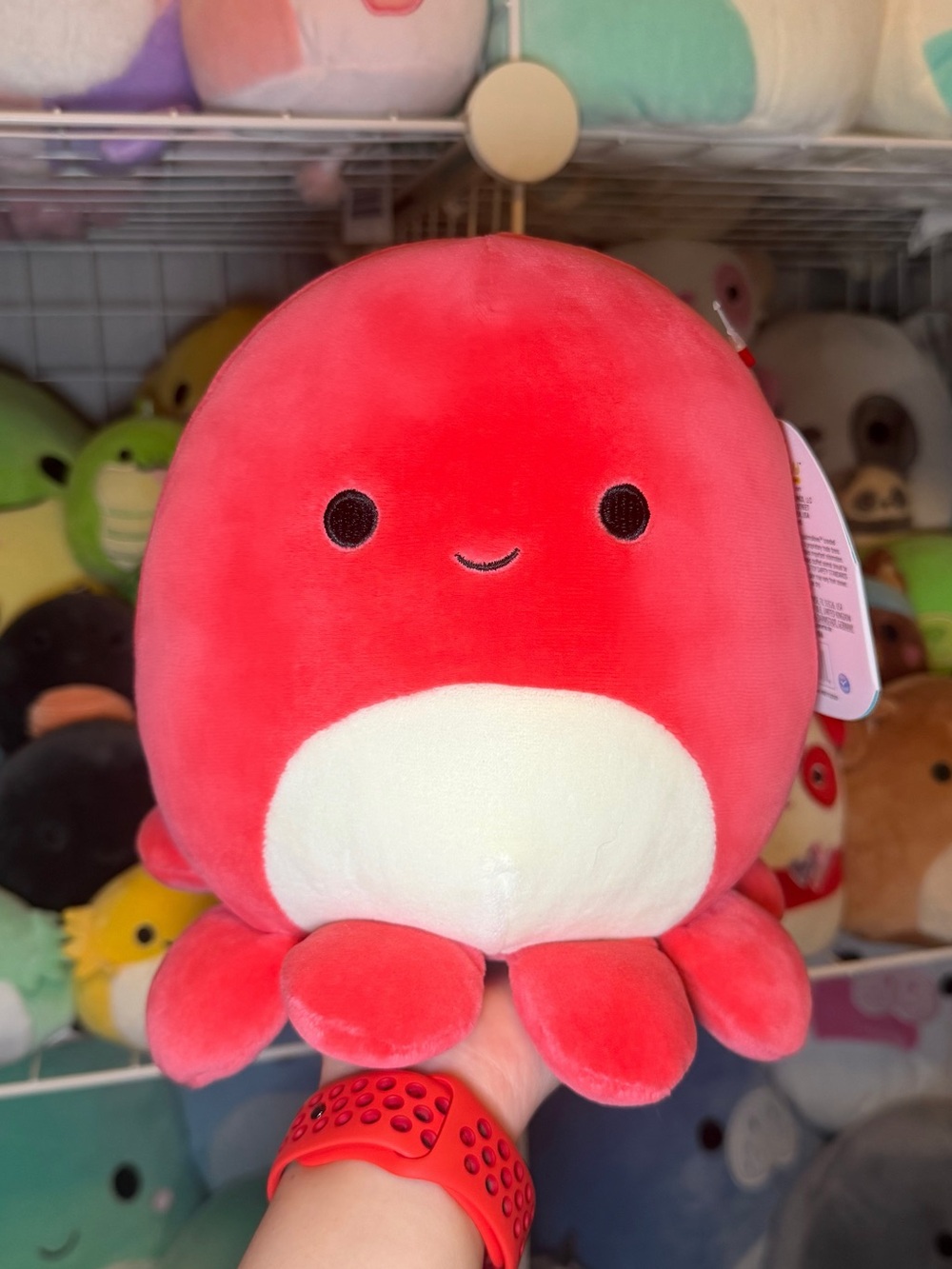 Squishmallows Squishmallow Veronica the Red Octopus 7.5" Stuffed Plush